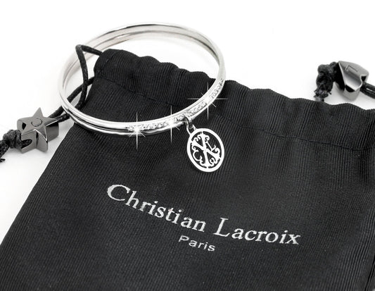 Christian Lacroix silver bangle
